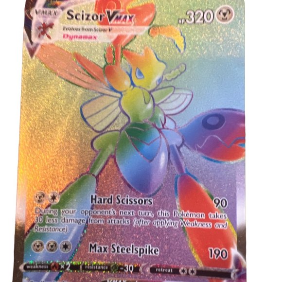 Pokemon TCG Scizor Vmax Rainbow Rare - Picture 1 of 1